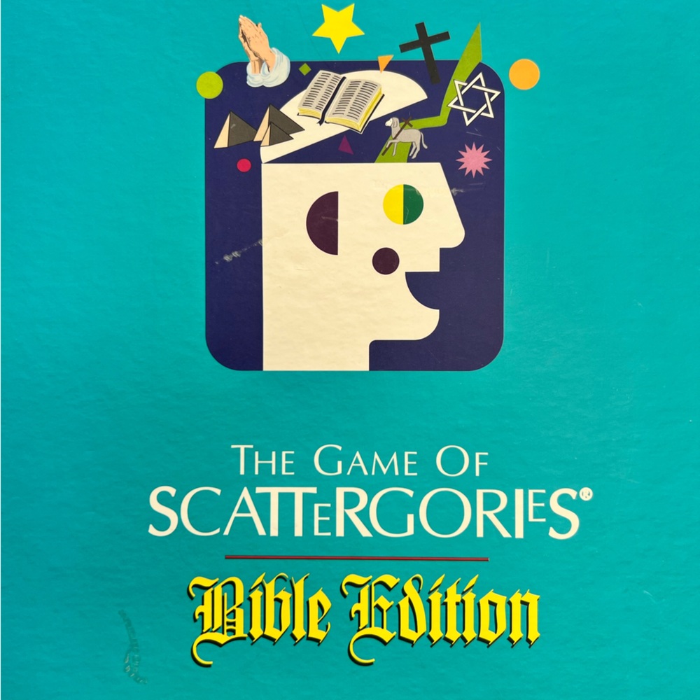Scattegories Board Game Bible Edition 1998 New Unused Never Played